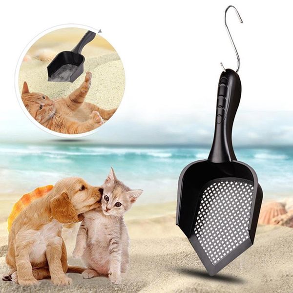 

indoor portable durable plastic practical cleaning cat pet litter scoop with shovel