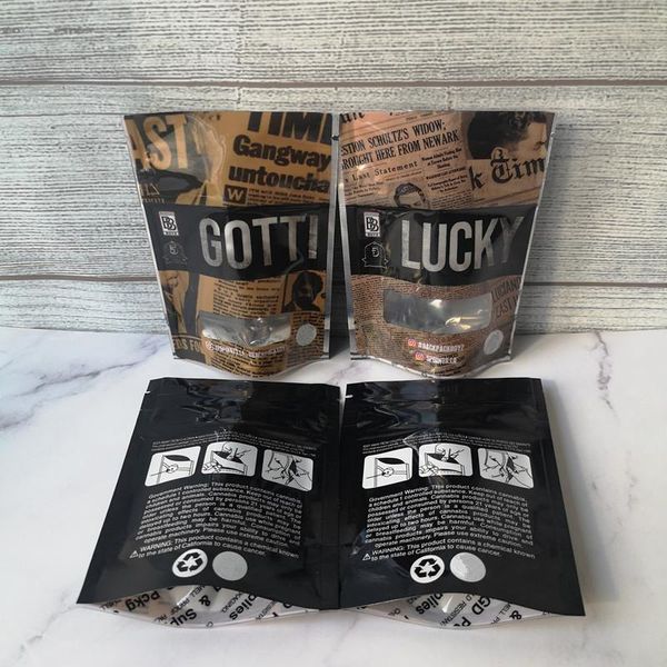 

new seal childproof bags gotti backpackboyz flowers zipper bags bags for resealable gotti lucky packing mylar freshness mylar wjvwt