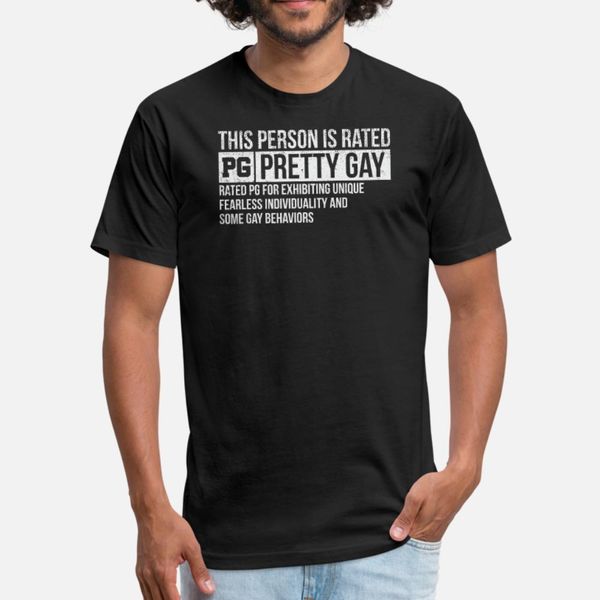 

funny lgbt joke pretty gay t shirt t shirt men printed 100% cotton size s-3xl costume fit building summer kawaii shirt