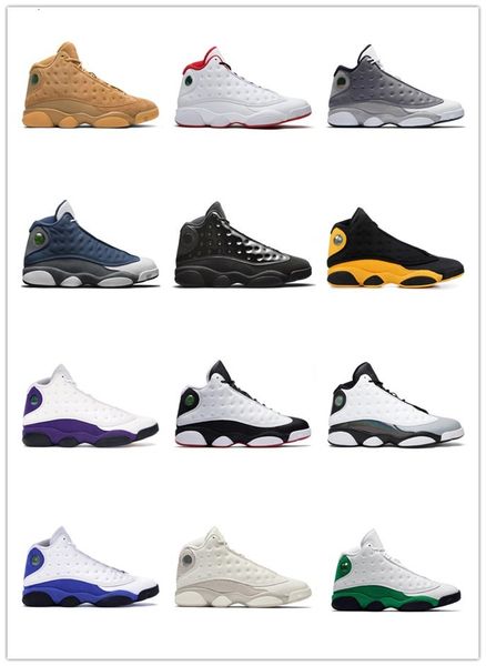 

jumpman 13 men basketball shoes 13s mens trainers reverse he got game flint rivals green mens sports shoes sneakers, Black