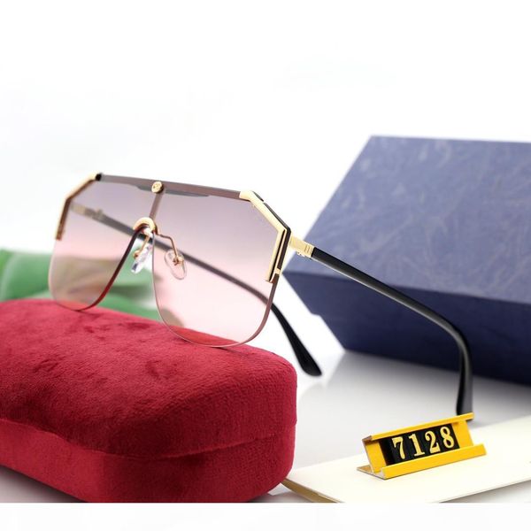 

2019 new mens womens oversize square sunglasses black 0291s metal shield gold frame gray lens sunglasses woman, White;black