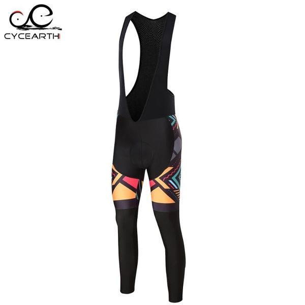 

cycearth 2020 sport cycling long pants bicycle cycling clothing racing ropa ciclismo sport bib pants silicone pad celp004, Black;blue