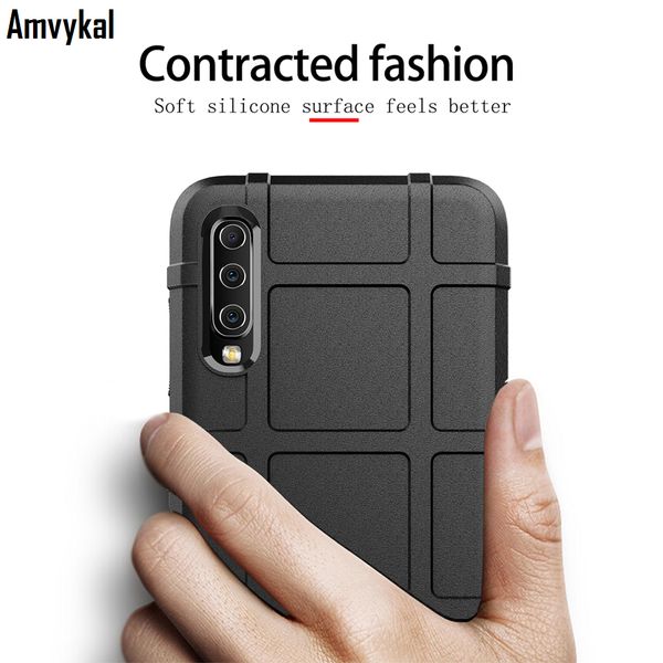 

rugged shield phone cases for samsung galaxy a70s a70e a70 a60 5g a51 case matte tpu hybrid defender armor back cover
