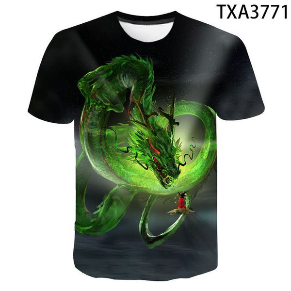 

dragon boy girl printed cool 3d print shirts harajuku comics hentai men clothing