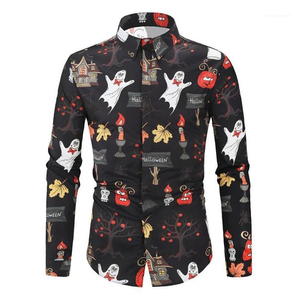 

clothes men designer shirts fashion cattoon pattern panelled shirts casual long sleeve turn-down collar shirts mens, White;black