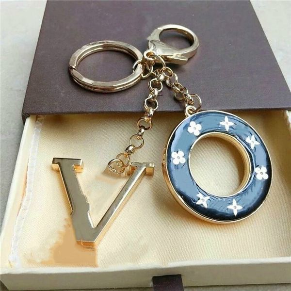 

designer keyring keychain accessories letter key chain multiple pendant bag charm fashion key chain car accessories key ring, Silver