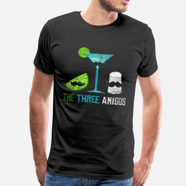 

the three amigos gift tequila fiesta fun drink t shirt men create short sleeve plus size 3xl costume cute funny summer original shirt
