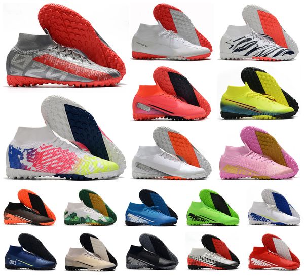 

mercurial superfly 7 vii 360 elite tf ic indoor turf cr7 safari ronaldo neymar njr mens soccer shoes football boots cleats size 39-45