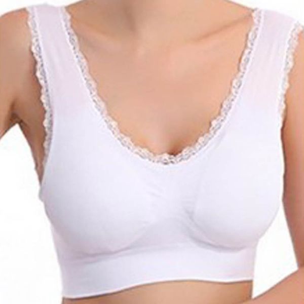 

gym clothing women lace sports bras,s-3xl plus size breathable push up fitness underwear yoga vest short, White;black