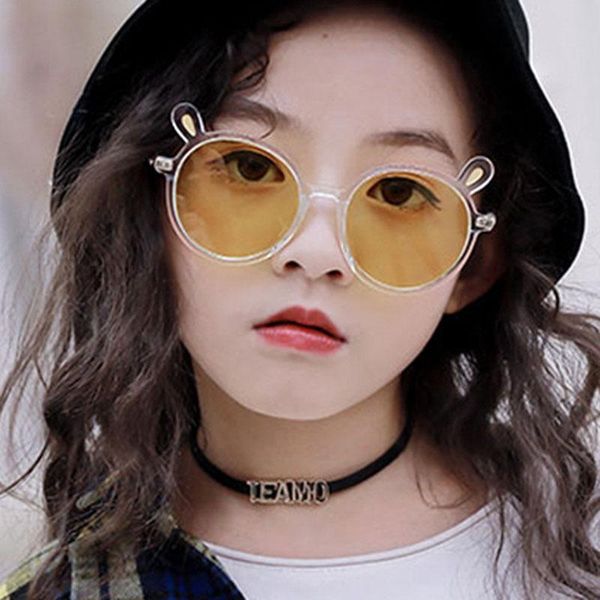 

kids brand girl sunglasses classic leonlion designer boy eyeglasses for pink goggle children lovely shades round fdkod bdegarden, White;black