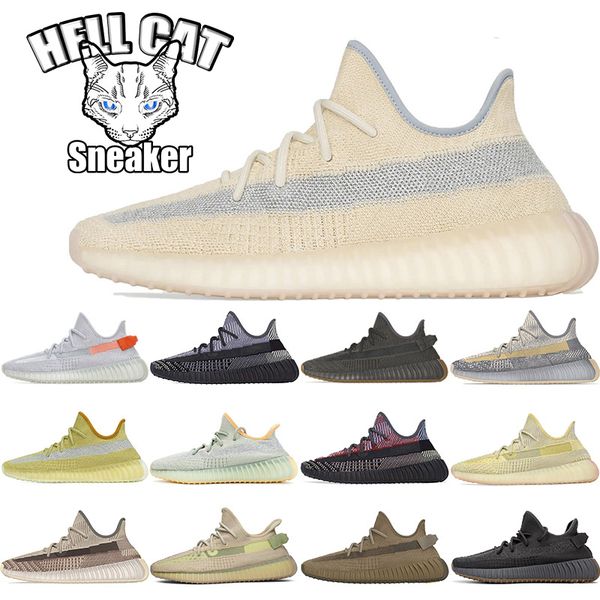 

2020 kanye west men women running shoes yecheil yeezreel hyperspace lundmark antlia static reflective zebra israfil oreo linen