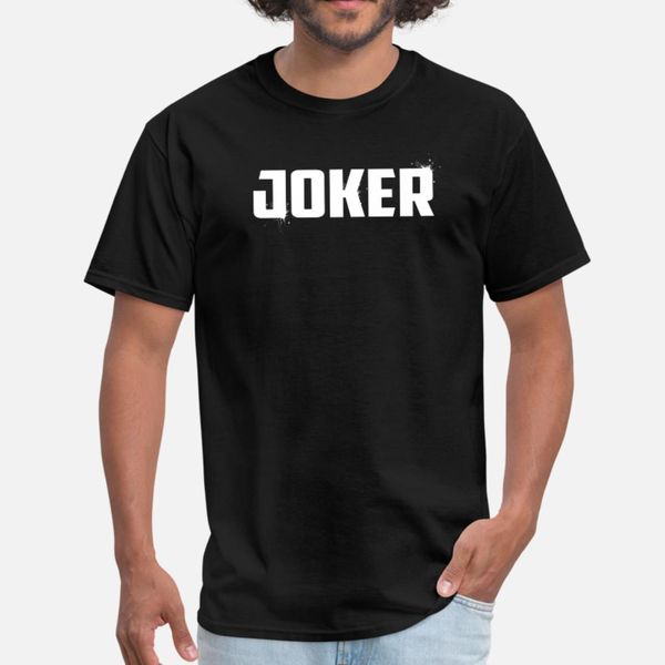 

joker jokes t shirt men knitted 100% cotton crew neck clothes graphic comfortable summer style standard shirt