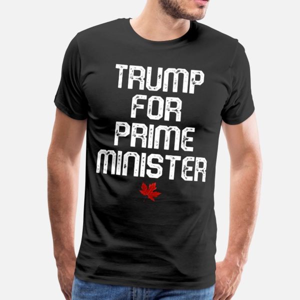 

trump премьер-министр для тенниска мужчины распечатан 100% хлопка вокруг шеи письмо симпатичной смешного летом картинка рубашки