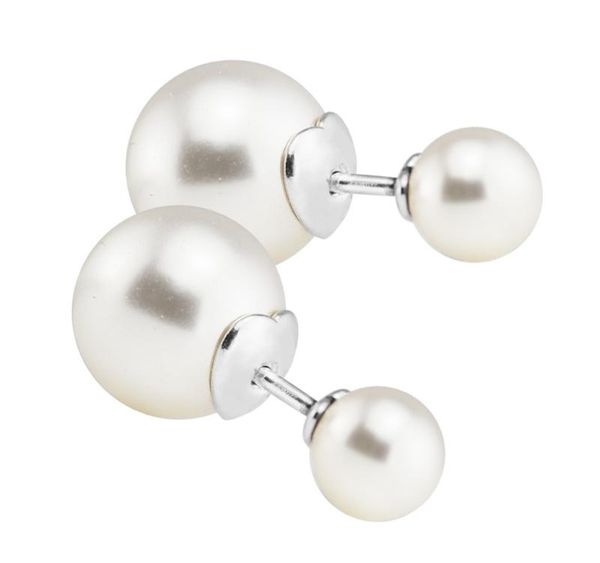 

luminous drops white crystal pearl earrings european style earrings studs fashion jewelry wholesale woman jewelry01, Golden;silver