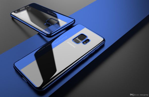 

10pcs slim laser plating case for samsung galaxy s9 s8 plus note 8 9 cover soft tpu phone cases for iphone 11 pro xs max xr x 8 7 6 6s plus