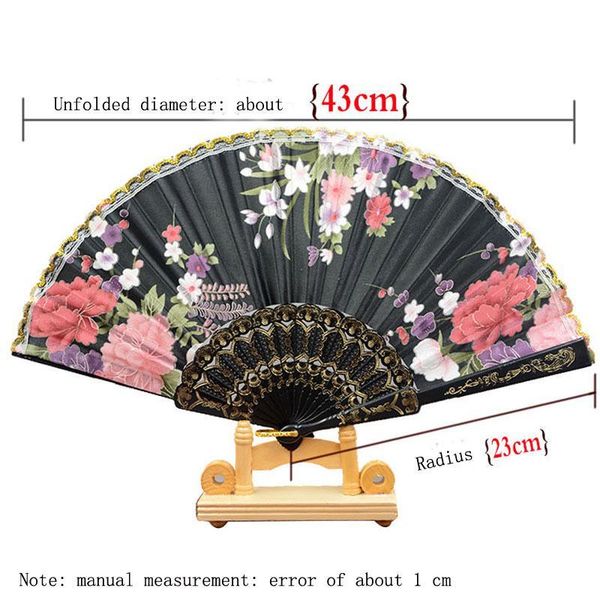 

prop ornament folding crafts for spainish 9 gift women wedding hand style folding lace fans fans printed held pattern fan npvpv allguy