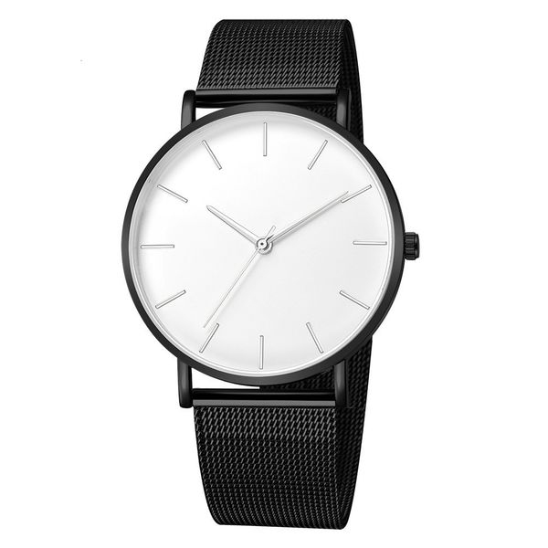

mens watches mesh ultra-thin stainless steel quartz wrist watch male clock reloj hombre relogio masculino ing, Slivery;brown