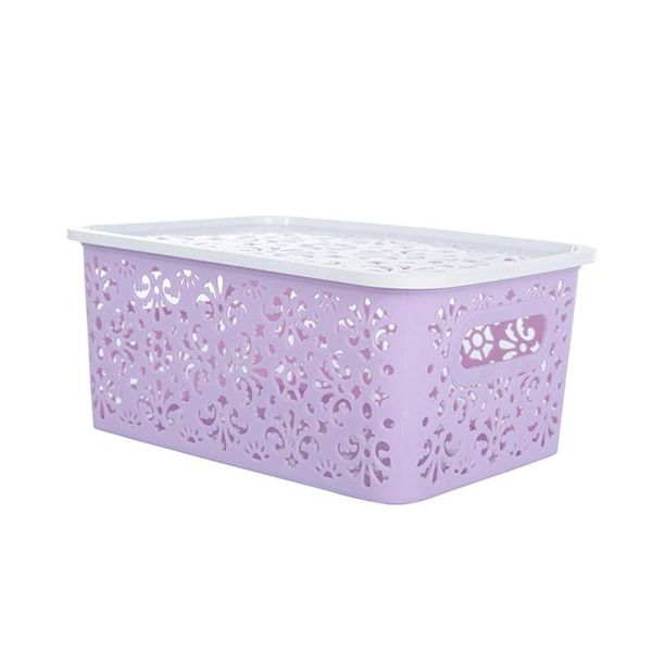 

box storage for lid clothes cosmetics toys basket with retro plastic out papers hollow pattern delicate gxfvs home2001