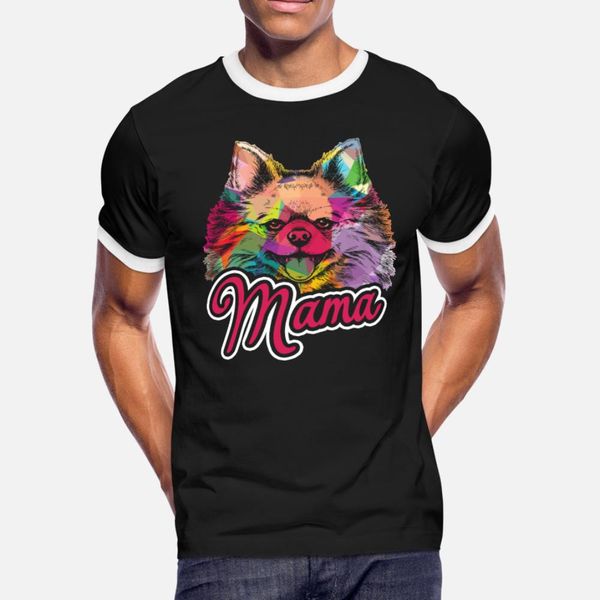 

pomeranian pomeranian mama tee t shirt men design short sleeve crew neck pattern crazy humor spring cool shirt