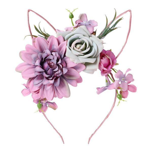 

cn банни easter штук rabbit ears hairband аксессуары партии 6 оголовье волос дети органзы цветок подарок для лоты девушки zptwy topscissors, Black;brown