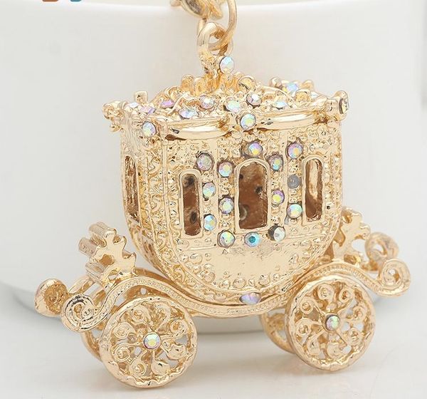 

luxury gold plated antique car keychain keyring fashion trinkets alloy key chain ring for women gift purse wallet charms05, Silver