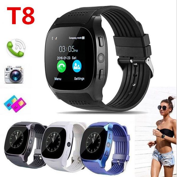 

cgjxscgjxst8 bluetooth smart pedometer watches support sim &tf card with camera sync call message men women smartwatch watch