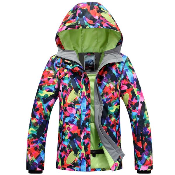 

лыжный костюм gsou snow double одноплатных женщин зимний открытый ветрозащитный водонепроницаемый дышащий теплый ultra light ski jacket