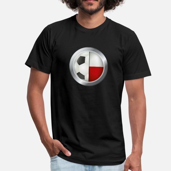 

poland soccer t shirt men create short sleeve size s-3xl trend interesting building summer kawaii shirt