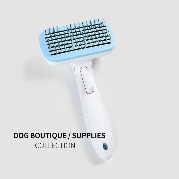 

faded hair comb comb pet dog automatic self-cleaning cat and dog open knot comb gill pet cleaning supplies wholesale