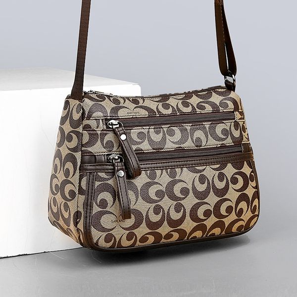 

middle-aged women's mother 2020 new women's fashion crossbody wallet shoulder bagshopping shoulder bag soft leather shopping bag b