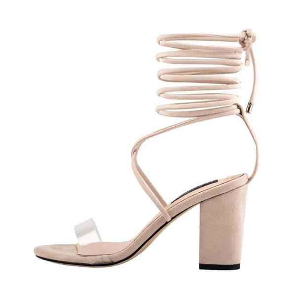 criss cross lace up casual sandals