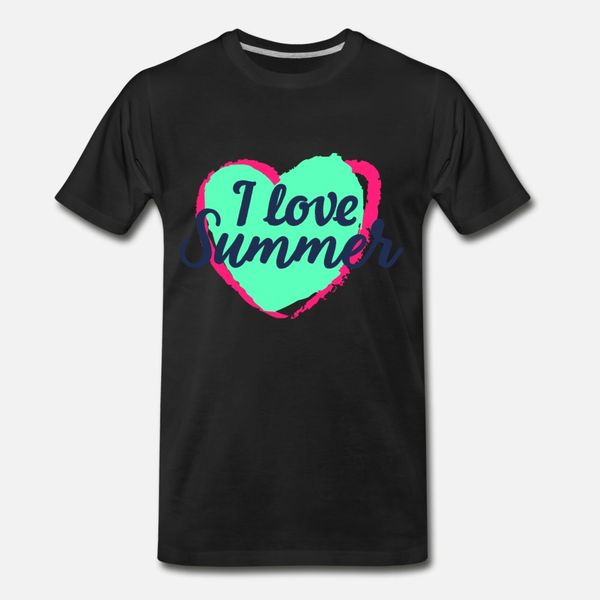 

summer i love summer t shirt men print short sleeve euro size s-3xl pictures anti-wrinkle basic spring pattern shirt
