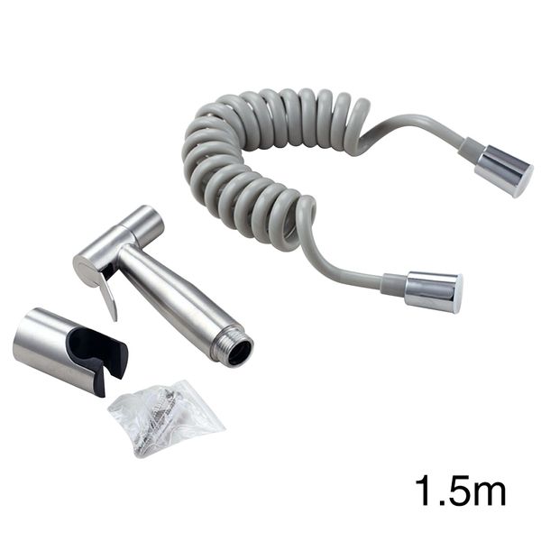 

portable handheld bidet sprayer set toilet faucet multipurpose stainless steel