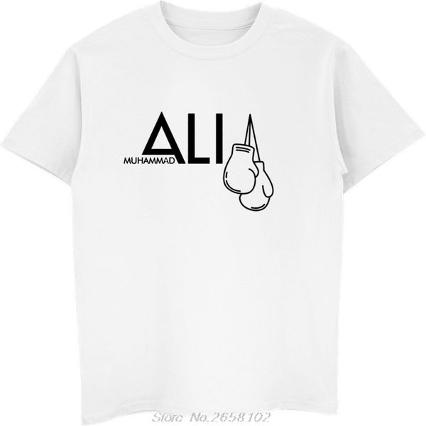 

boxer t-shirt men muscle fit muhammad ali t shirt boxing rocky workout tee new brand clothing o neck short sleeves boy