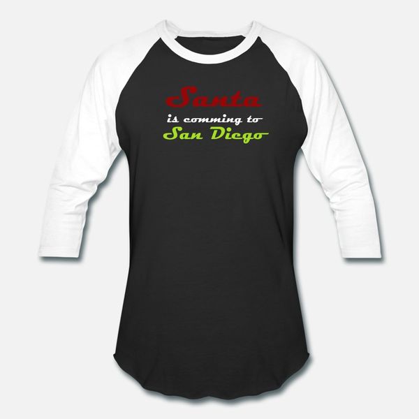 

santa is comming to san diego t shirt men gift cotton o neck leisure gift humor summer slim shirt