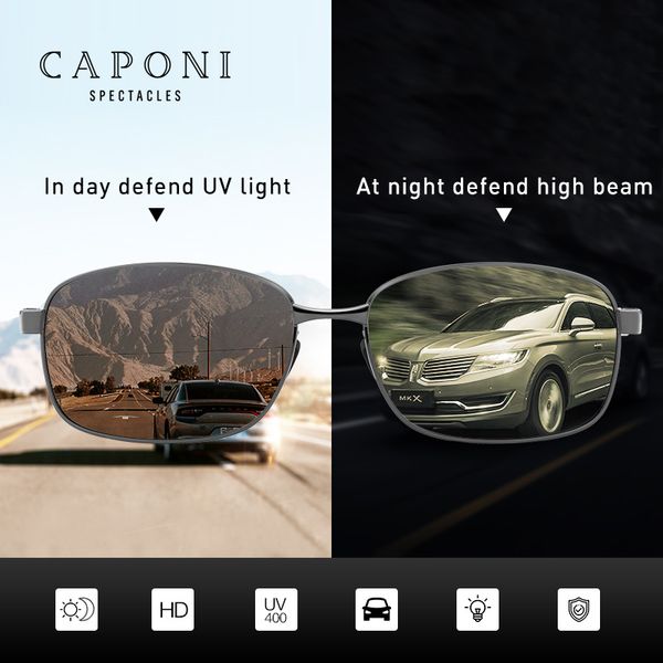 

bertha day and night vision sun glasses polarized pchromic square men sunglasses driving vintage eyewear uv400 bsys7755, White;black