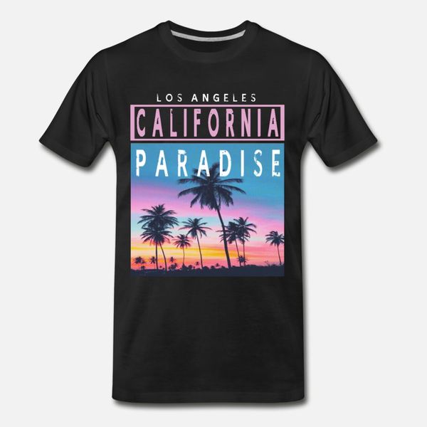 

california paradise oversized t shirt men print short sleeve size s-3xl standard gift fashion spring autumn standard shirt