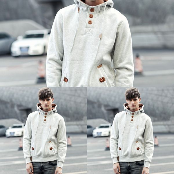 

сплошной цвет hoodie набор hoodiestyle моды свитер бренда сплошной цвет coat sweaterhoodie sweaterhoodiestyle пальто мужской моды бренд мужс, Black