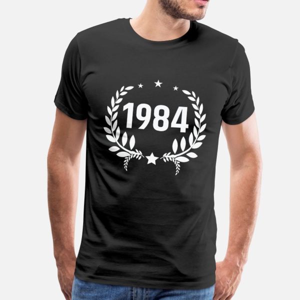 

родился в 1984 т рубашки мужчин на заказ футболка плюс размер 3xl unisex anti-wrinkle аутентичные лето образец стиля рубашки, White;black