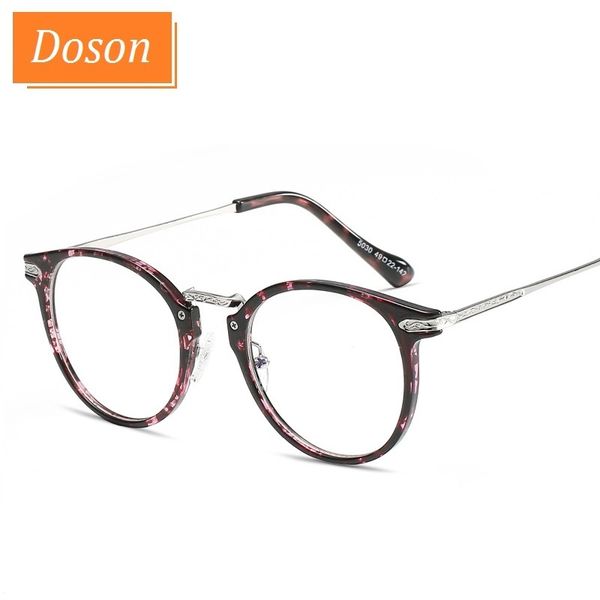 

ultralight tr90 round eyeglasses women men ladies optical eyeglasses frame clear lens myopic glasses frames retro eyewear, Black