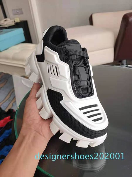 

mens designer shoes cloudbust thunder 50 off luxury sneakers rubber sole white yellow women casual outdoor trainers size 35-46 d01, Black