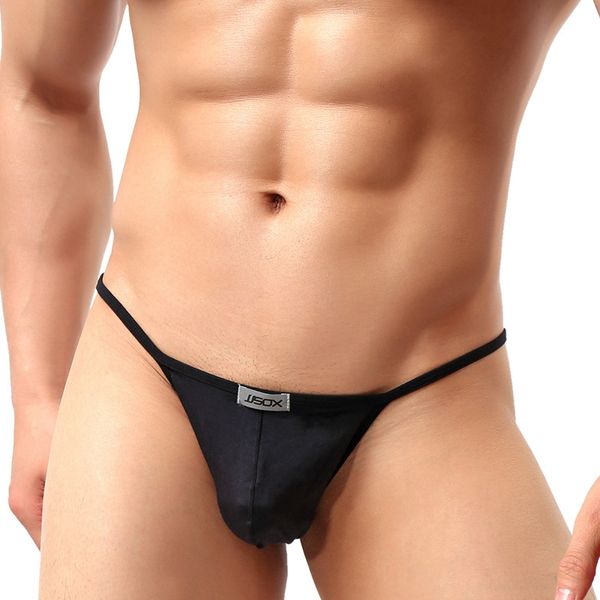 

underpants men briefs mini underwear soft modal men's panties u convex crotch gay bikini brief 6 colors, Black;white