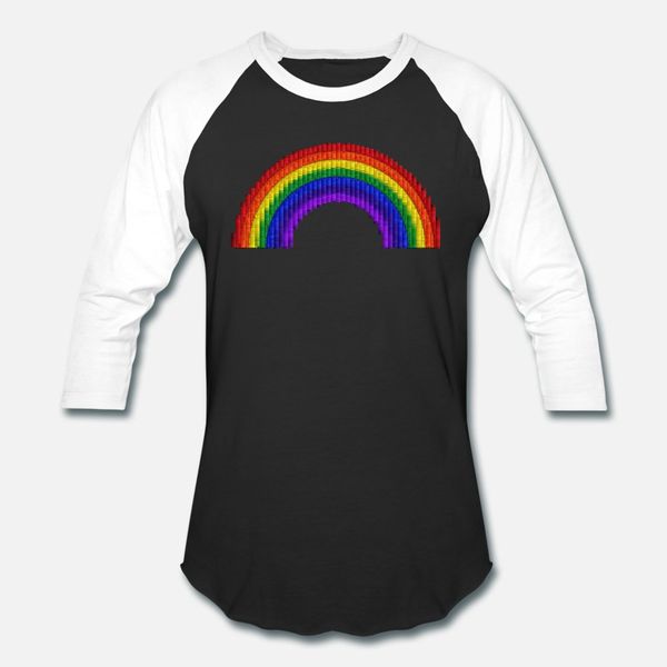 

rainbow blocks t shirt men designs 100% cotton size s-3xl letter crazy building summer style vintage shirt