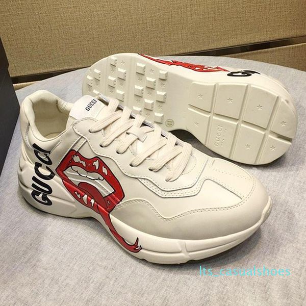 

2020 повседневная обувь кроссовки дышащий с коробкой ритон sneaker luxury zapatos de mujer мода повседневная shoes5 lts, Black