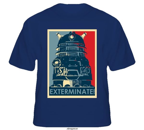 

doctor who dalek t shirt summer short sleeve shirts s~5xl big size cotton tees ing