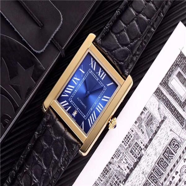 

Men's watch, W5200026 Tank Series.Cow leather belt.Dial size 41m. Sapphire mirror, tank series men's automatic watch 3A quality au