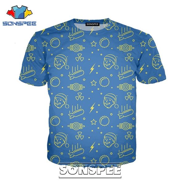 

fallout 4 character gmae 3d print shirts humor harajuku humor men clothing
