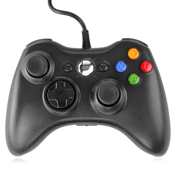 

cgjxswholesale black /white usb wired joypad gamepad controller for microsoft xbox &slim 360 pc windows 7