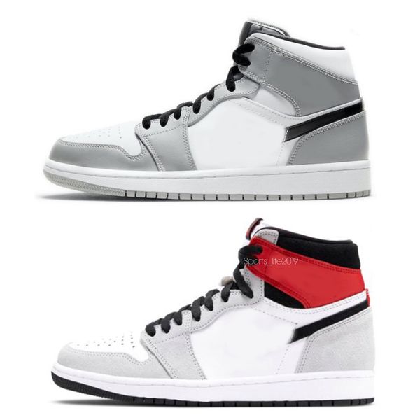 

2020 новый выпущенный 1 high light smoke серый мужчины баскетбол обувь retroes белый черный varsity red женская обувь кроссовки размер 36-46