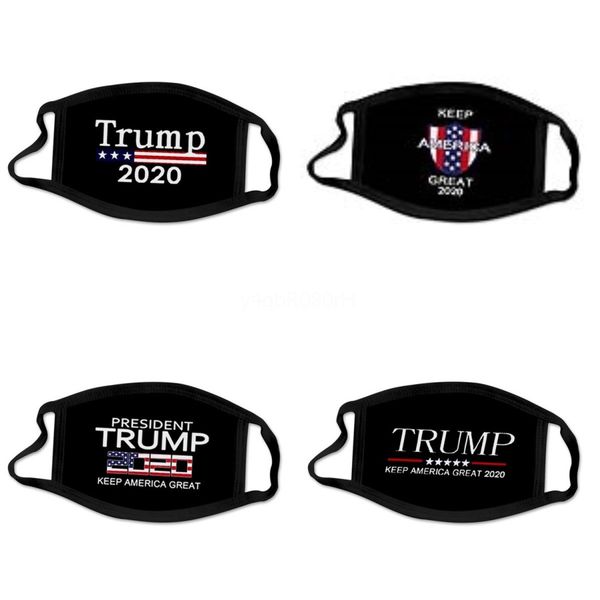 

2020 trump face mask washable american election printing dustproof masks outdoor magic cycling mask#194, Black